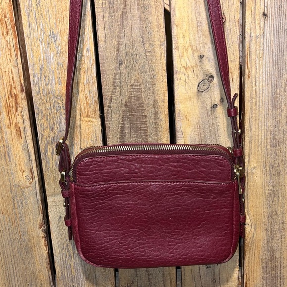 Fossil Red Leather Shoulder Bag - Picture 9 of 9